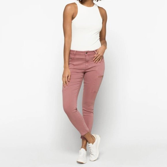 pistola Pants - SOLD Pistola NWT Hannah Skinny Cargo Pants Plum Rose